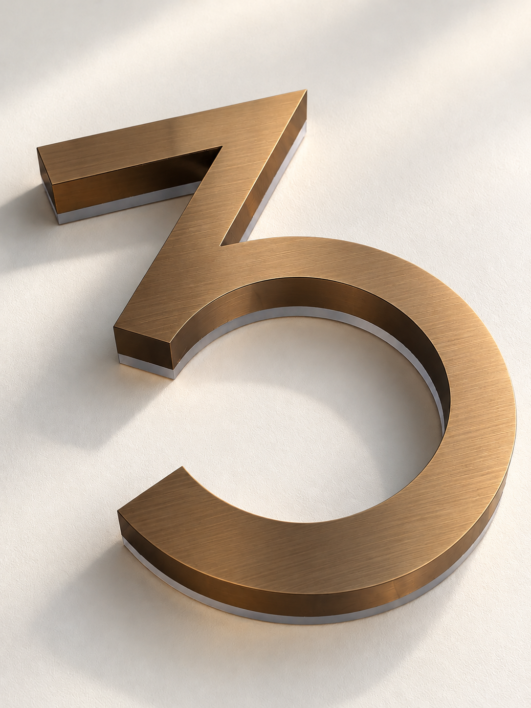 Bronze LED House Numbers