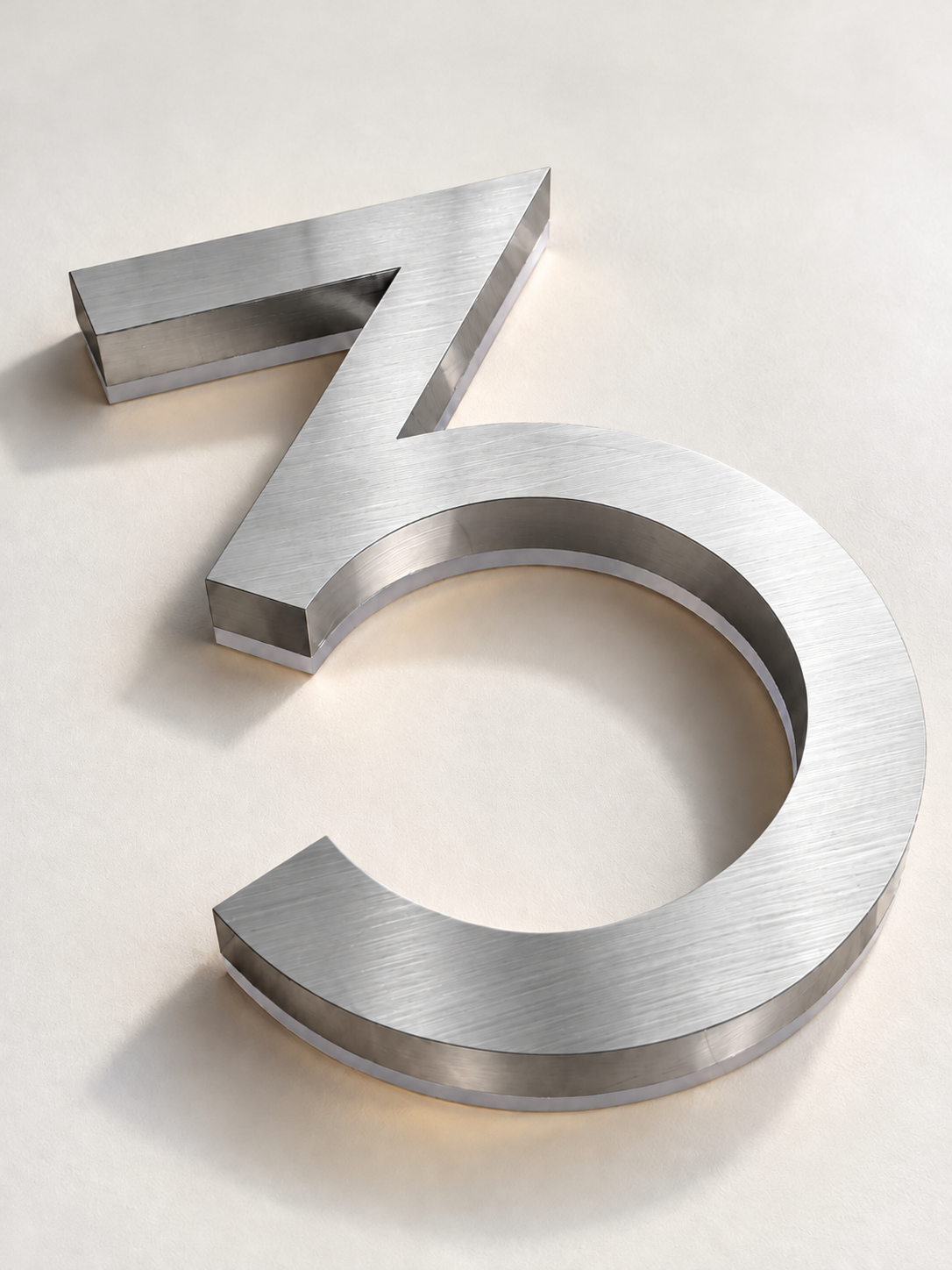 Solar Metal LED House Numbers