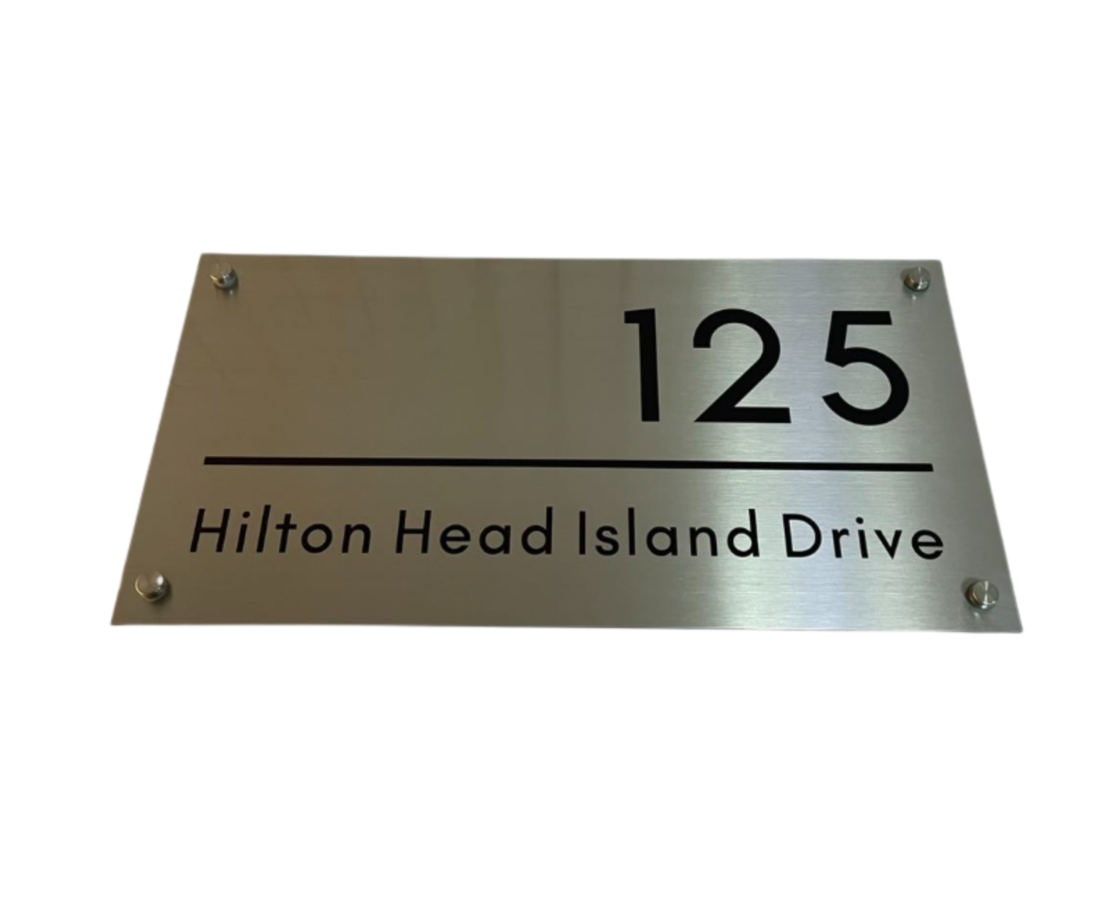Stainless Steel Address Plate