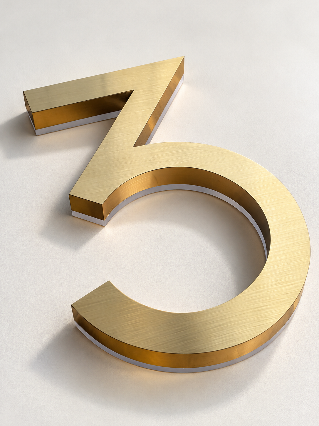 Solar Metal LED House Numbers