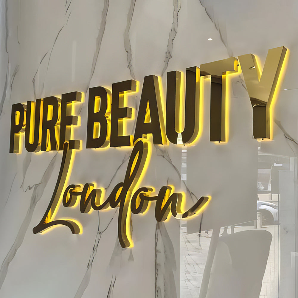 Commercial lighting signage