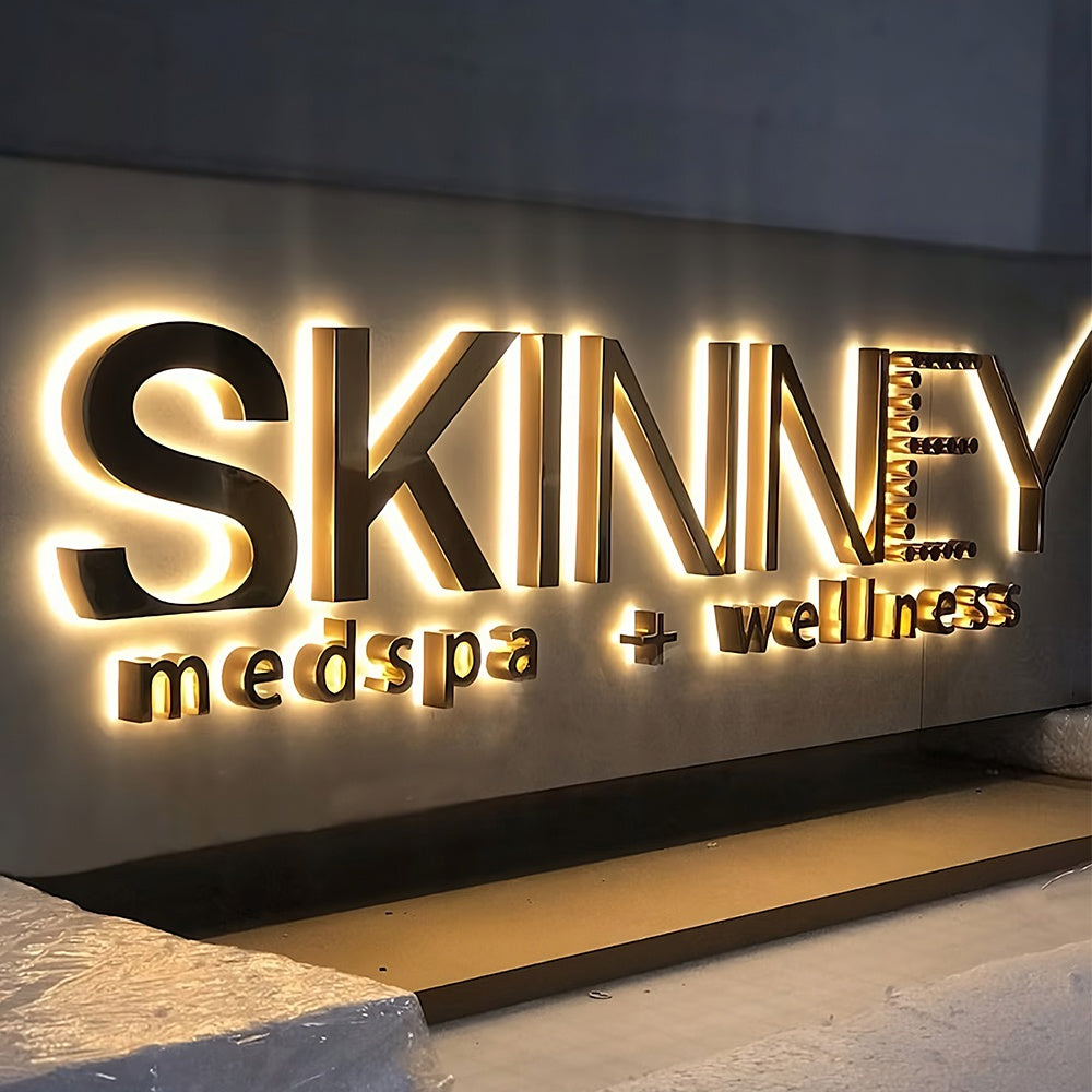 Commercial lighting signage