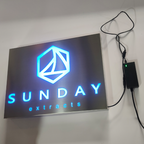 Commercial lighting signage