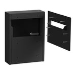 Charcoal Mima Slimline Modern Mailbox