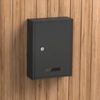 Charcoal Mima Slimline Modern Mailbox