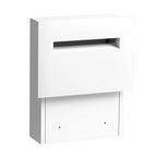White Mima Slimline Modern Mailbox
