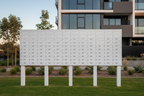Mailbox Commercial - Free standing with Posts Bank Mailboxes