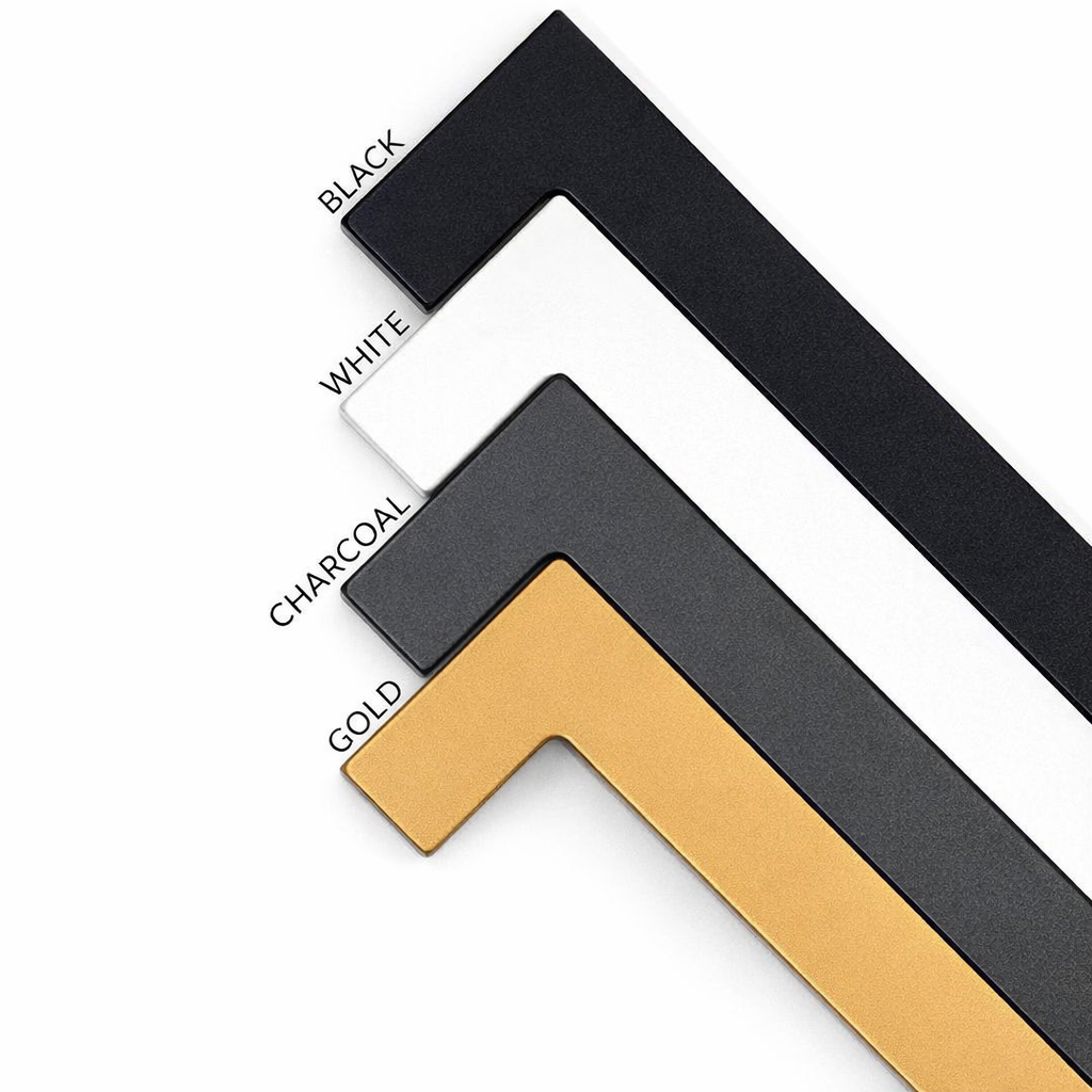 Metal LED Custom House Number Sign - Square