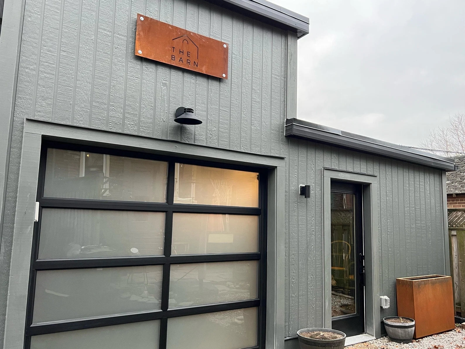 Cor-ten Steel Custom Address plate