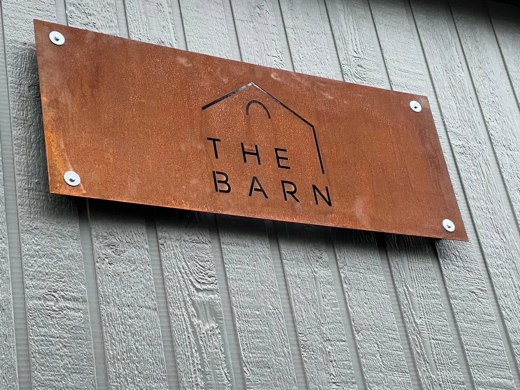 Cor-ten Steel Custom Address plate
