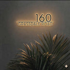 Floating Metal House Sign - Mock up