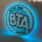 LED business UV Acrylic custom signs.