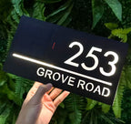 Solar Custom Acrylic House/Letterbox Sign
